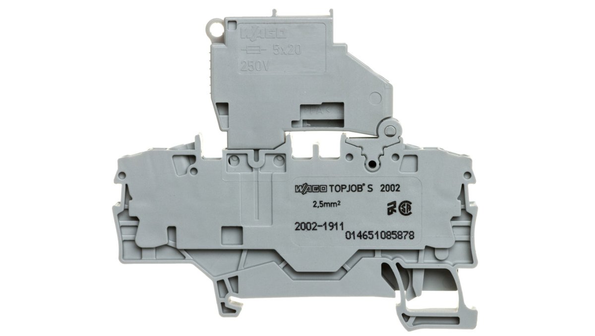Фото - Люстра / світильник WAGO Złączka 2-przewodowa bezpiecznikowa TOPJOBS 2002-1911 
