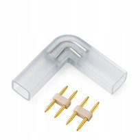 Złączka Kątowa Taśma LED 5050 2835 10mm Złącze typu L Łącznik 230V