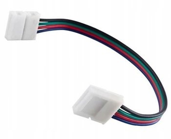 Złączka LED RGB 10 mm Dwustronna z przewodem 10 cm IP20 EcoLight - Ecolight