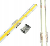 Złączka prosta do taśm COB CCT LED 10mm łącznik prosty 3PIN montaż klik