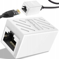 ZŁĄCZKA PRZEDŁUŻKA BECZKA SIECIOWA ŁĄCZNIK ADAPTER ETHERNET RJ45 LAN Mobes