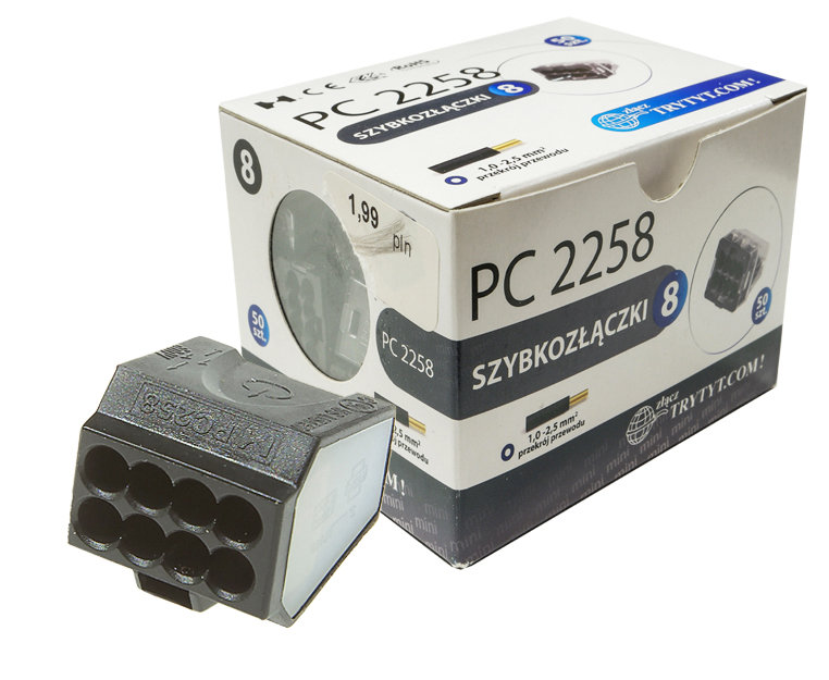 Złączka samozaciskowa 8x2,5 PC 2258 50szt - Inna marka | Sklep EMPIK.COM