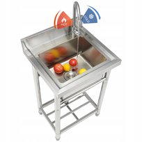 Zlew gastronomiczny basen zlewozmywak gospodarczy 50x55 cm Vevor