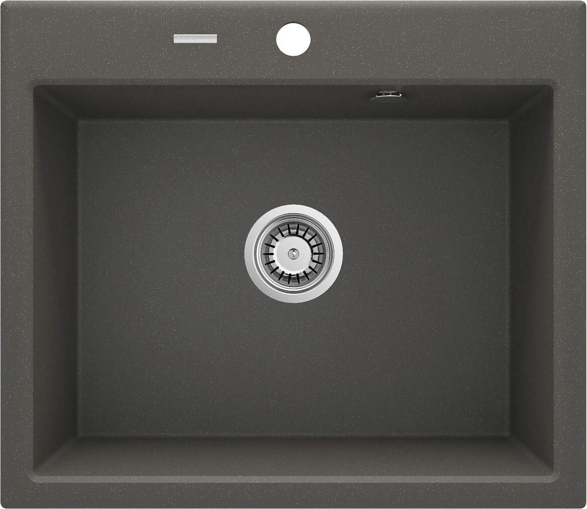 Deante Deante Zlewozmywak Granitowy 1-Komorowy Andante Zqn T103 Antracyt