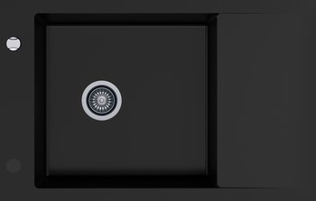 Zlewozmywak Kernau KGSM6078 1B1D Deep Black Granit - KERNAU