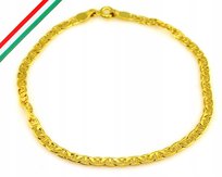 Złota bransoletka 585 łańcuszkowa Marina Gucci idealna na prezent 14K