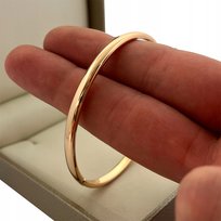 Złota Bransoletka Damska Na Rękę Sztywna / Klasyczna 18K Dla Kobiety+Darmowe Dodatki Golden Celebrity