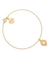 Złota Bransoletka Z Kwarcem