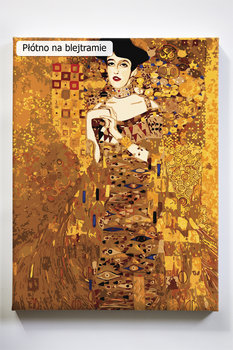 Złota dama, Gustav, Klimt, Adele, Bloch-Bauer, malowanie po numerach - Akrylowo