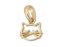 Złota Przywieszka 585 Kotek Hello Kity 14Kt