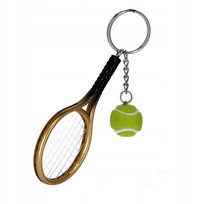 Złota rakieta tenisowa dla mistrza tenisista sportowiec trening szkółka set