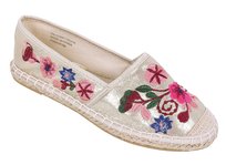 Złote espadryle w haftowane kwiaty 36 EU Atmosphere