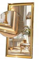 Złote lustro łazienkowe w stylowej złotej ramie 90x50 odporne na wilgoć u7 fabryka luster