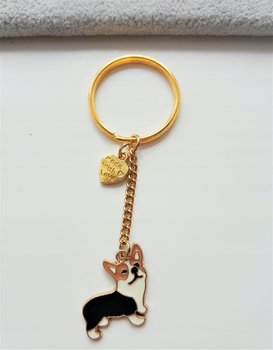 Złoty Breloczek Brelok Do Kluczy Pies Corgi - ALEKORALE Elbląg