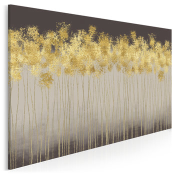 Złoty deszcz - nowoczesny obraz na płótnie - 120x80 cm - VAKU-DSGN Nowoczesne obrazy