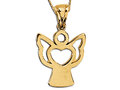 Złoty Komplet Biżuterii 585 Aniołek Na Chrzest - Lovrin