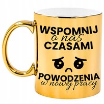 Złoty Kubek na Pożegnanie z Pracy – Elegancki Prezent dla Współpracownika