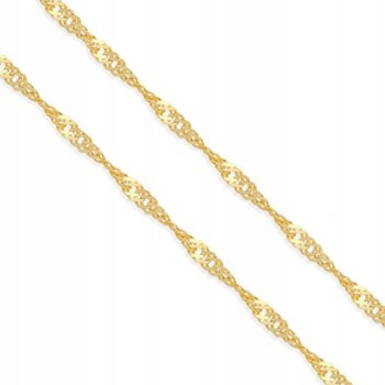 Złoty Łańcuszek 375 Silny Splot Singapur 45 Cm - Lovrin