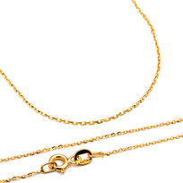 Złoty łańcuszek 585 ankier klasyczny