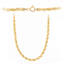Złoty łańcuszek 585 Irydia 50 cm