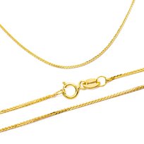 Złoty łańcuszek 585 lisi ogon 50 cm