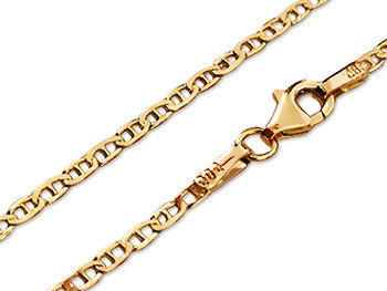 Złoty łańcuszek 585 marina gucci 50 cm klasyczny elegancki splot na prezent 14kt - Inna marka