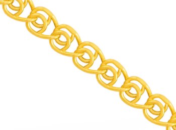 Złoty łańcuszek 585 splot love 50 cm efektowny splot na prezent - Lovrin