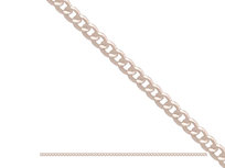 Złoty łańcuszek 585 Z BIAŁEGO ZŁOTA 45CM 1,25g
