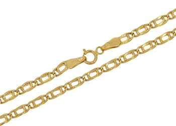 złoty łańcuszek damski spinacz 45cm la.00269 pr.585 - Caspol