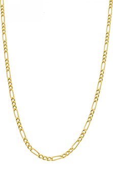 Złoty łańcuszek figaro 50 cm - Rosanto