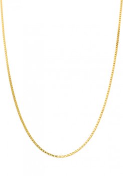 Złoty łańcuszek kostka 50 cm - Rosanto