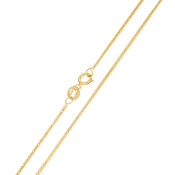 złoty łańcuszek lisi ogon 50cm la.00731 pr.585 - Caspol