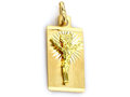 Złoty Medalik 585 Blaszka Z Jezusem 1,32G Chrzest - Lovrin