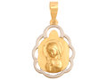 Złoty Medalik 585 Matka Boska Na Chrzest Komunię 0,8G - Lovrin