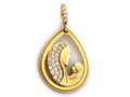Złoty Medalik Ażurowy 585 Matka Boska Kropla - Lovrin