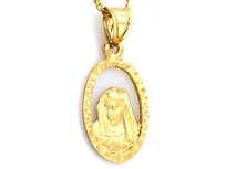 Złoty Medalik Owalny 585 Matka Boska, Prezent