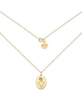 Złoty medalion z boginią Afrodytą - sotho