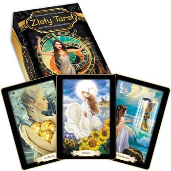 Złoty Tarot (78 kart + książeczka) karty do wróżenia Studio Astropsychologii - Studio Astropsychologii