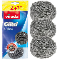 Zmywak VILEDA Glitzi Spiral, 2+1 szt.