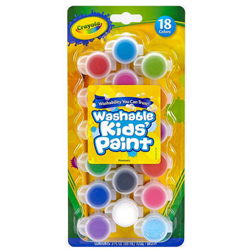Zdjęcia - Rysowanie Crayola Zmywalne farby 18 kolorów 