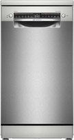 Zmywarka Bosch SPS4EMI61E 45cm 10kpl 3 szuflada na sztućce AquaStop Srebrna Bosch