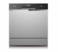 Zmywarka Toshiba DW-08T2(S) 8 kompletów 49 dB Srebrna Toshiba