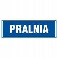 Znak tabliczka PRALNIA 10x30cm PCV 1mm tablica