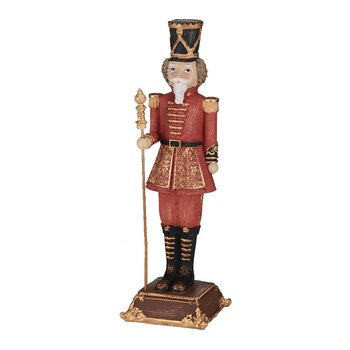 Żołnierzyk Świąteczny Czerwony Figurka 31 Cm Holy Time VILLA ITALIA - VILLA ITALIA