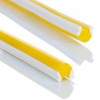 Żółta Osłona Silikonowa 10x9mm Do Napisów Neonów LED Frez 8mm Na Metry