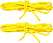 Żółte NEONOWE Syntetyk Sznurowadła TREKKINGOWE Sznurówki Poliester 200 cm