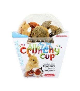 ZOLUX CRUNCHY CUP CANDY naturalny lucerna marchewka 200g - Zolux