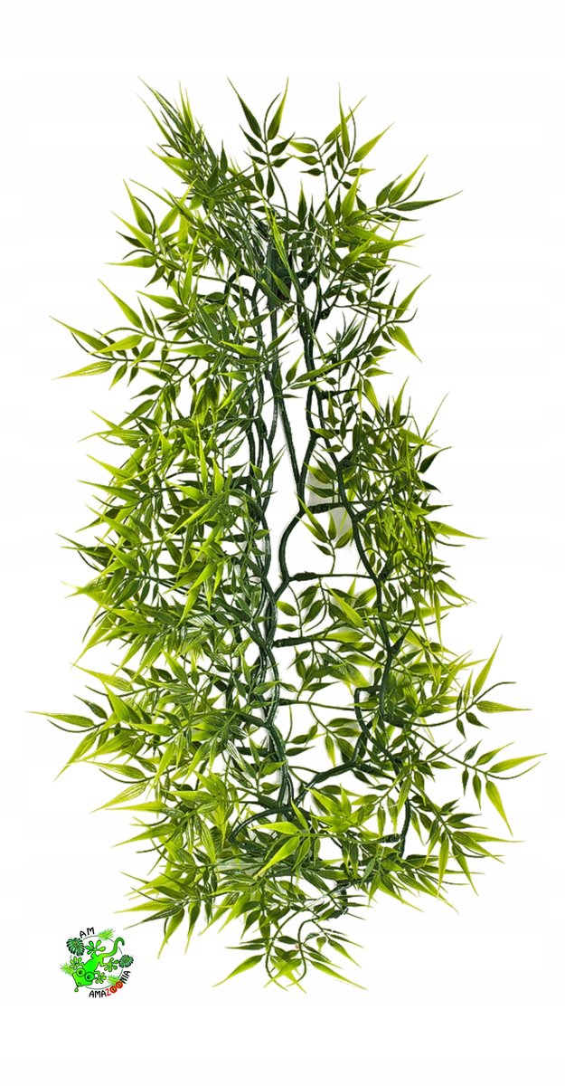 Zoo Med Hanging Small Madagascar Bamboo - 2-Pack, Artificial Terrarium Plants For Reptiles & Amphibians - View #8