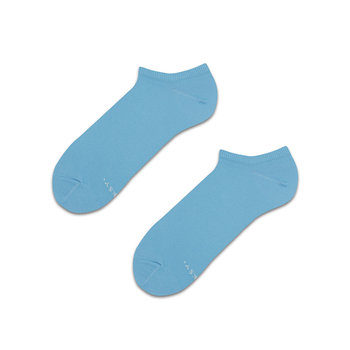 ZOOKSY klasyczne męskie skarpety stopki r.41-46 1 para, krótkie niebieskie skarpety - BLUE SKY - Zooksy