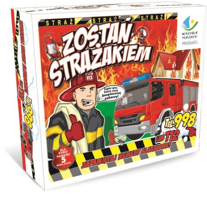 Фото - Розвивальна іграшка Zostań strażakiem, gra edukacyjna, FAN